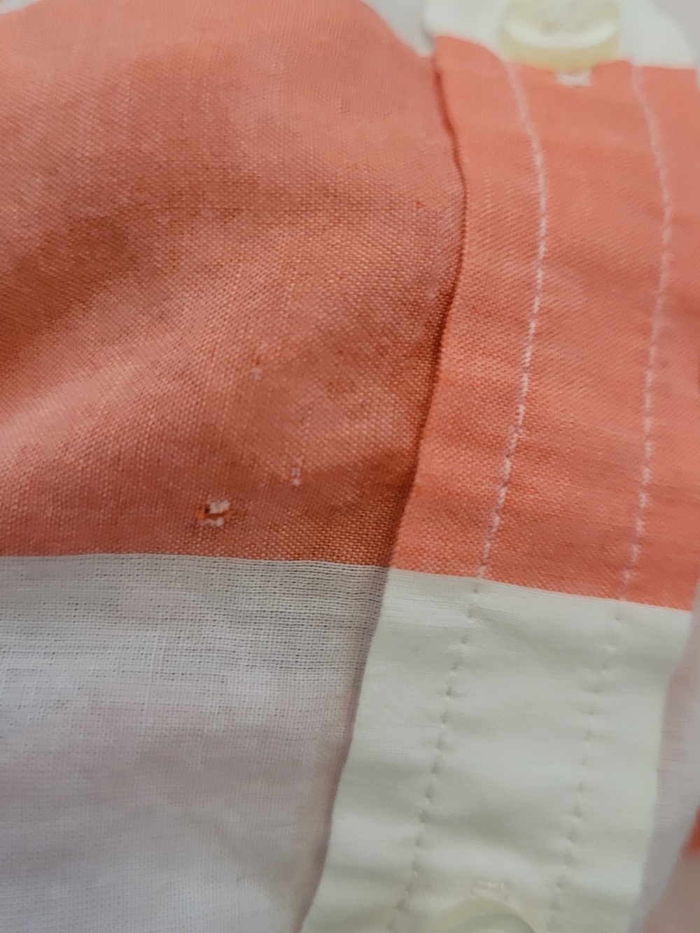 BANANA REPUBLIC Soft Wash Striped Button Up Shirt 100% Cotton Size XL Summer - Picture 9 of 10
